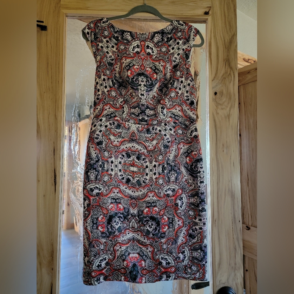 NWT The Limited Strapless Paisley Pattern Dress